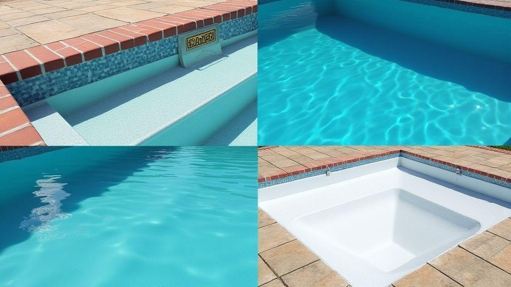 Comparação prática de materiais: argamassa polimérica, manta líquida, manta asfáltica e outros revestimentos para piscinas